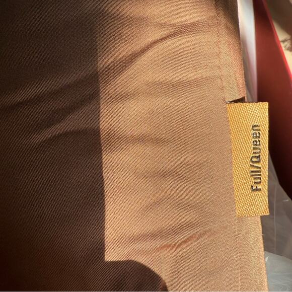 Quince Bamboo Duvet Cover Set Clay Size Full/Queen - Picture 10 of 15